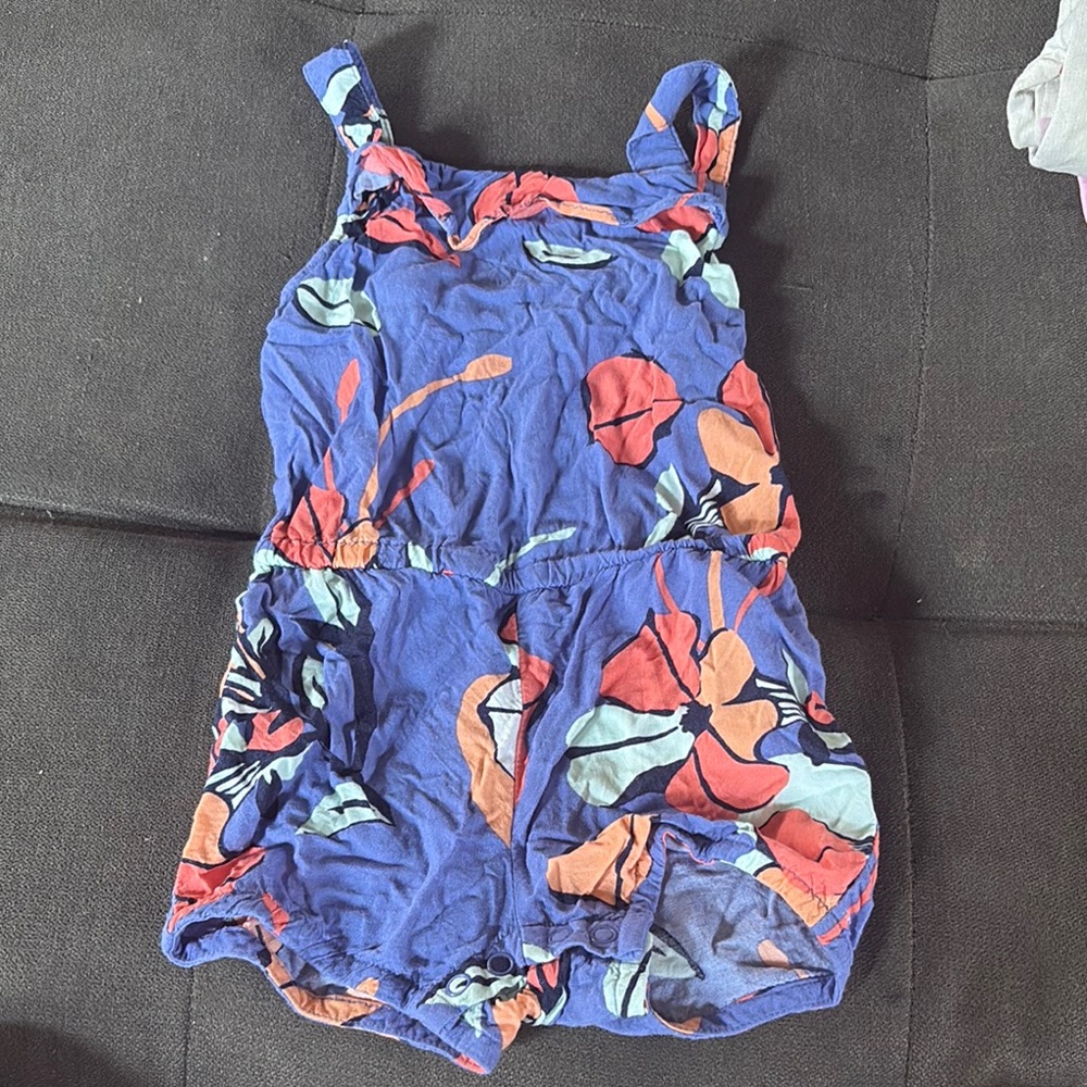 Crazy 8 Blue and Red Jumpsuit Vibrant Design